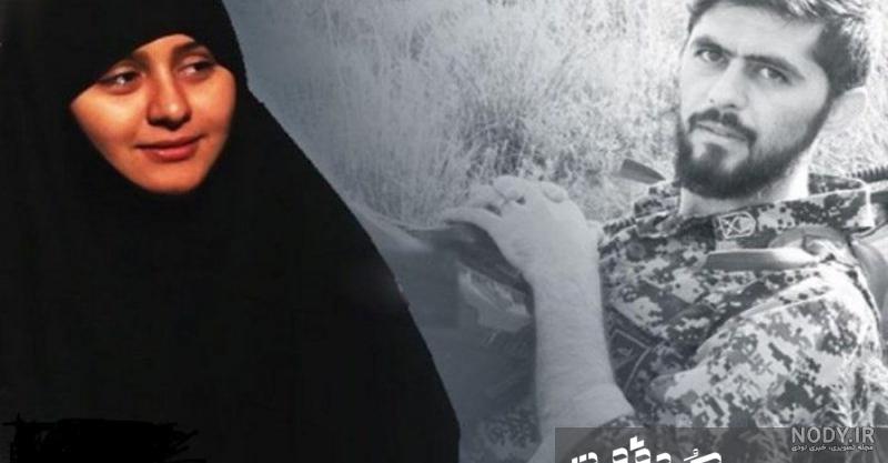 وداع عاشقانه همسر شهید حمید سیاه کالی مرادی-شهادتت مبارک عزیزم...