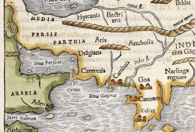 عکس خفن عکس دریای خلیج فارس در نقشه