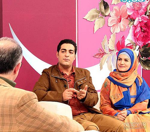 تصاویر) آزیتا رضایی، خاله رویای برنامه کودک 43 ساله در کنار همسرش