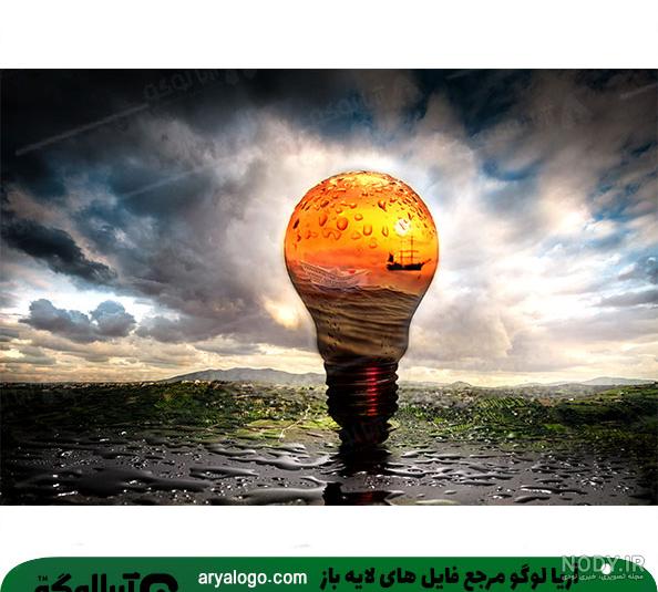 تصویر با کیفیت منظره و گل