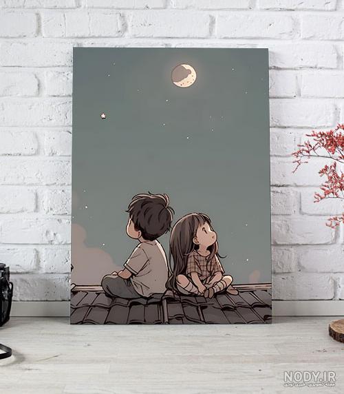 عکس خواهر برادری کودکانه - عکس نودی