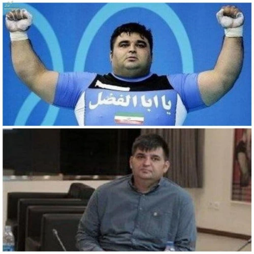 تصاویر عجیب از حسین رضازاده/ قهرمان المپیک 35 کیلو آب رفت!