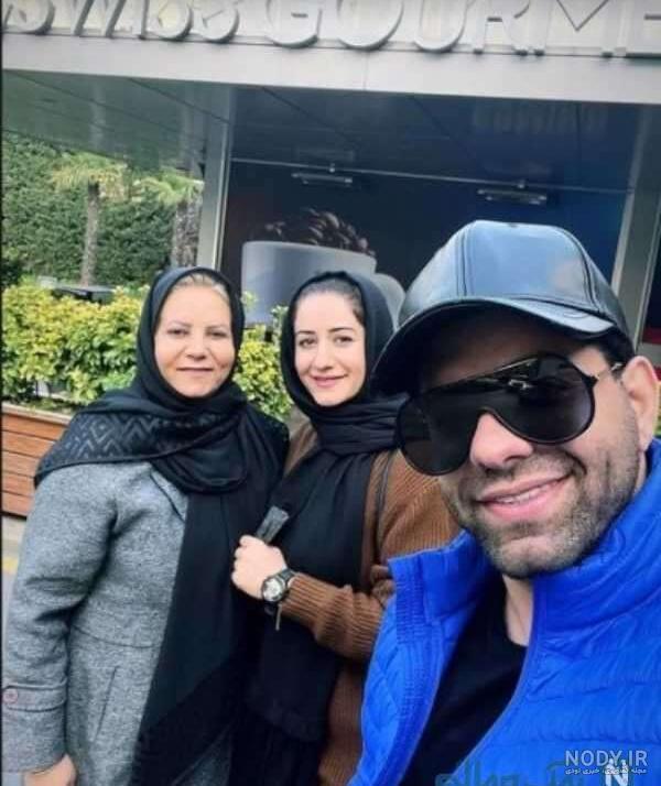 رضا بهرام و مادرش + عکس رضا بهرام و مادرش + عکس