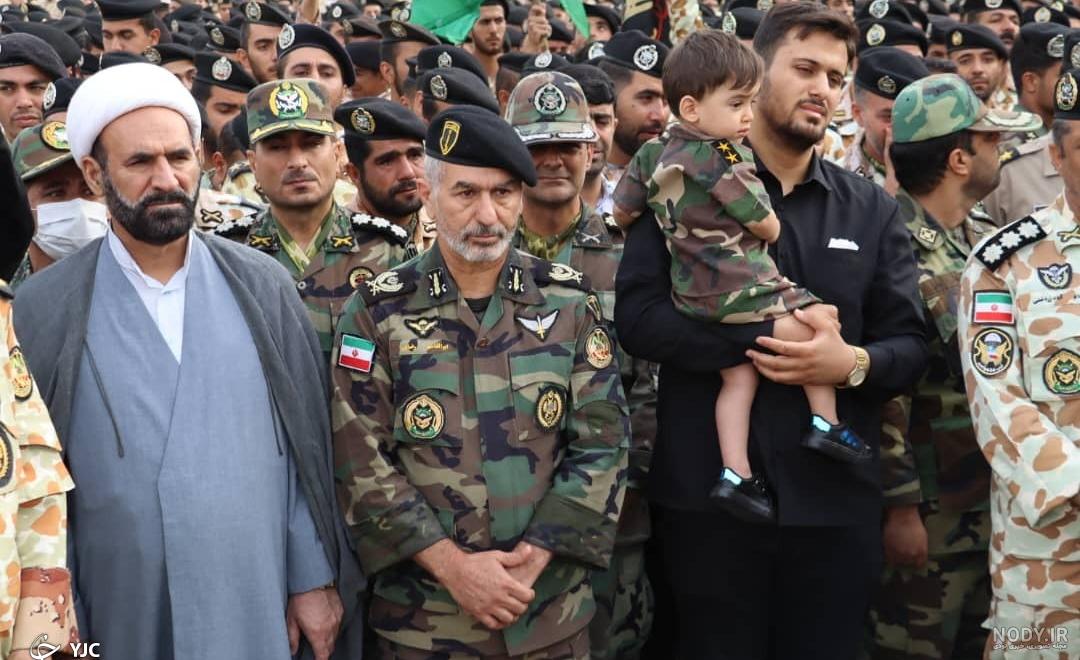 مراسم وداع با پیکر سروان شهید رضا کریمی