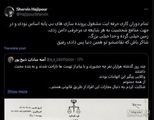واکنش معنادار عکاس مشهور به ماجرای شب جنجالی آمنه‌سادات ذبیح‌پور در نیویورک
