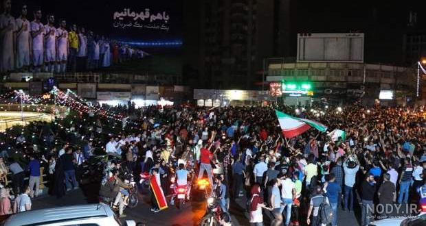 شادی شهروندان تهرانی از صعود تیم ملی فوتبال به جام جهانی ۲۰۲۲ - ایرنا