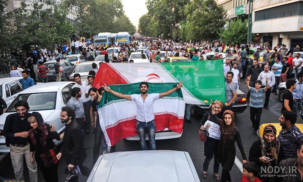 شادی مردم پس از راهیابی تیم ملی کشورمان به جام جهانی (عکس)