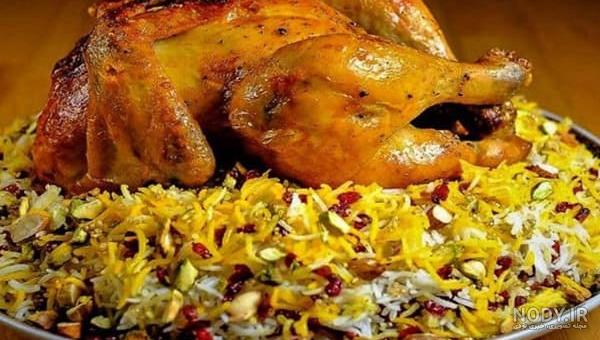 شیرین پلو با مرغ - تهیه غذای شیرین پلو ایرانیان