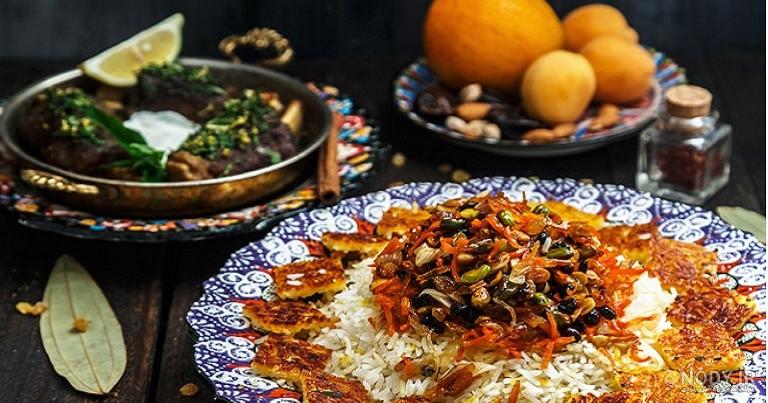 شیرین پلو با مرغ رستورانی/ طعم بینظیر و خوشمزه/آشپزی ساده