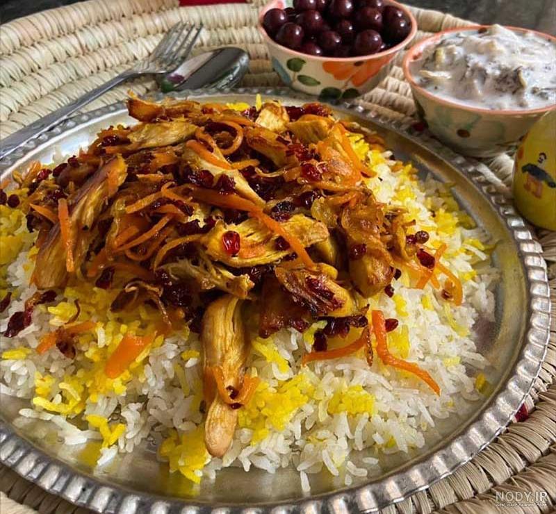 طرز تهیه شیرین پلو مجلسی با مرغ و زعفران - ایسنا