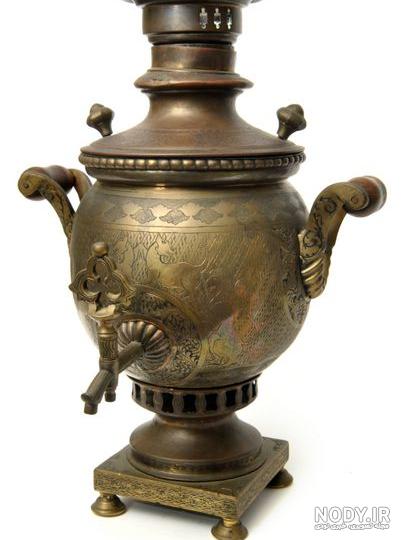 عکس سماور روسی طلا