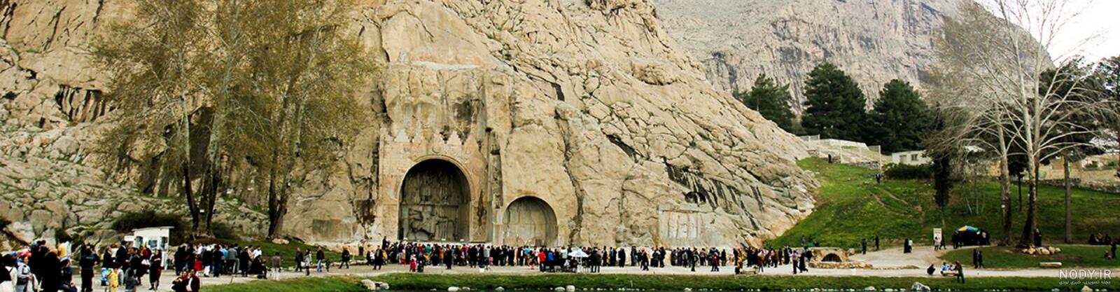 عکس شیرین در کوه بیستون عکس شیرین در کوه بیستون