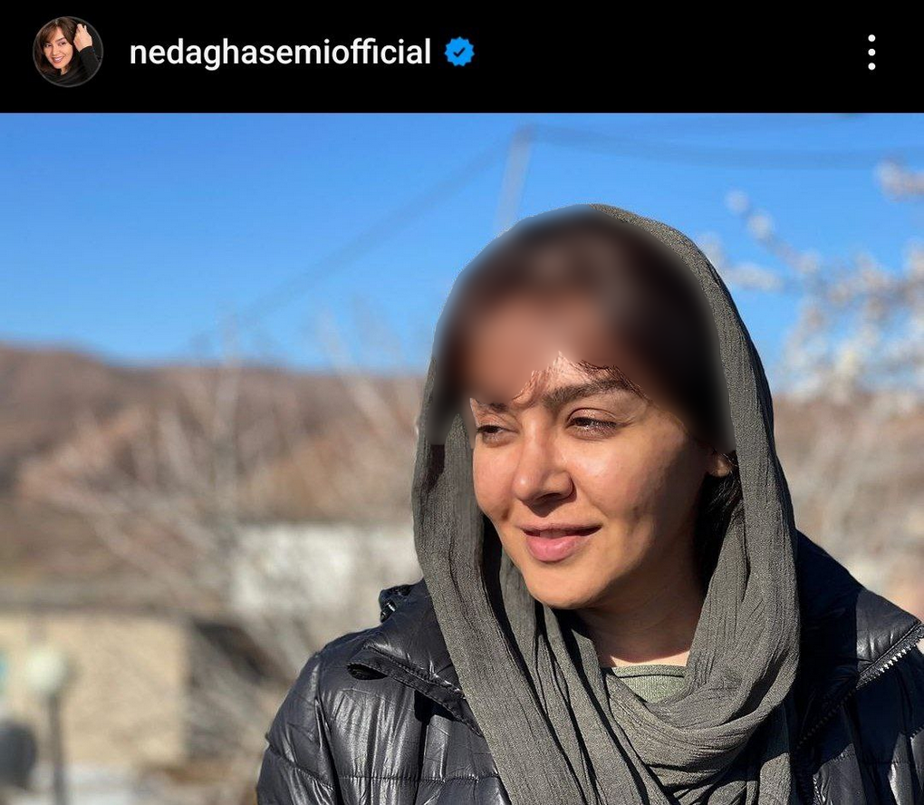 همسر واقعی شیرین نون خ | ندا قاسمی با این عکس غوغا کرد همسر واقعی شیرین نون خ | ندا قاسمی با این عکس غوغا کرد
