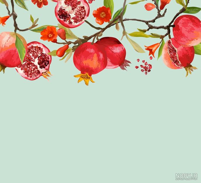 شاخه های شکوفه انار آبرنگ و الگوی بدون درز میوه میوه انار توت و گل با زمینه سفید تصویر نقاشی شده با دست 1486676 شاخه های شکوفه انار آبرنگ و الگوی بدون درز میوه میوه انار توت و گل با زمینه سفید تصویر نقاشی شده با دست 1486676