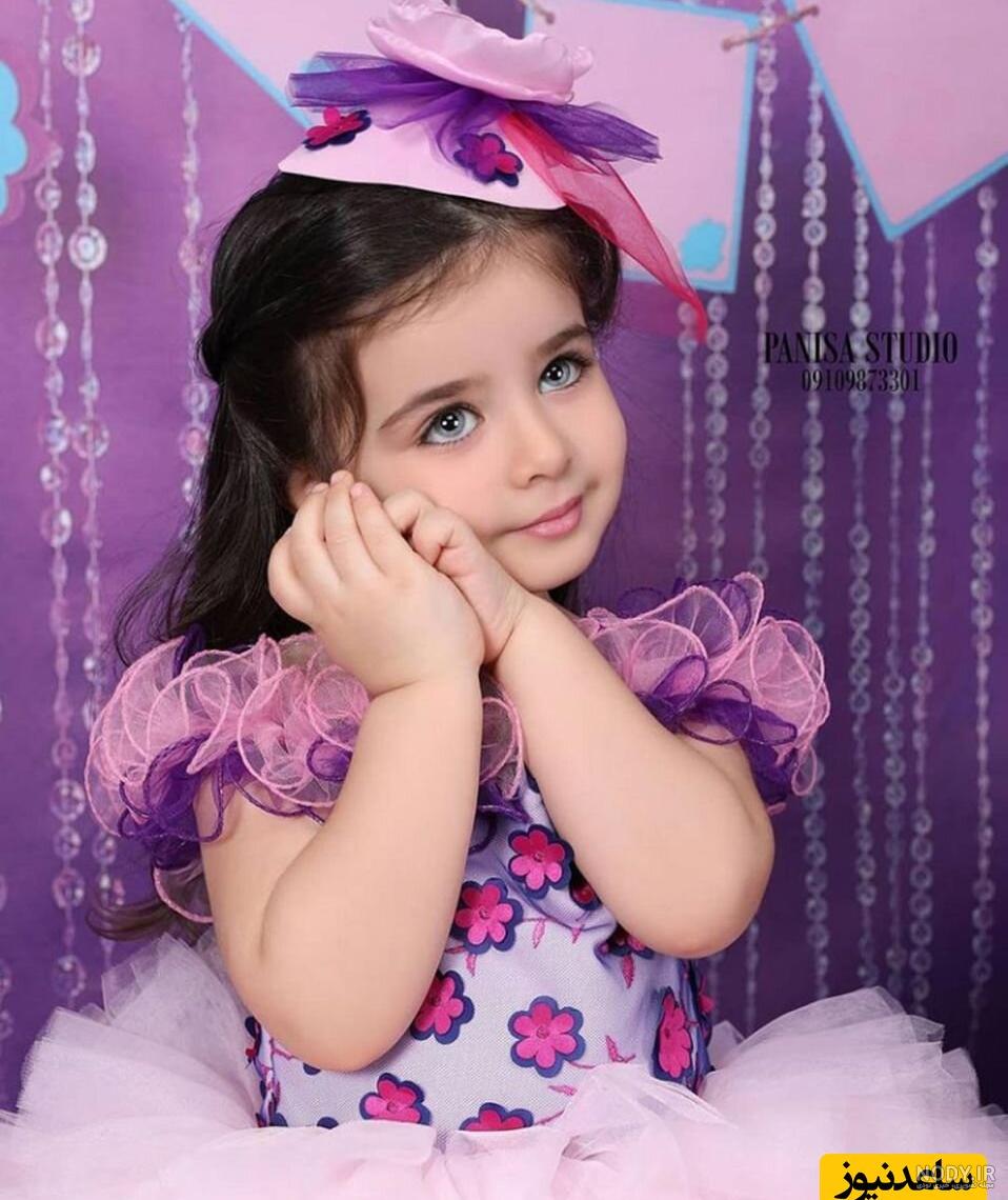 عکس نی نی های دختر و پسر جذاب، ناز و چشم رنگی برای پروفایل