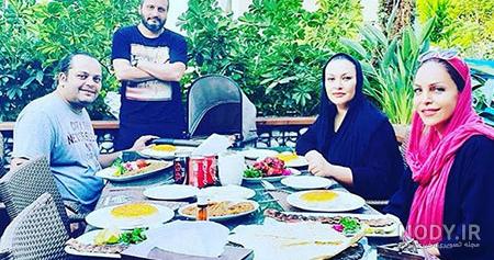 عکس پیام صابری وهمسرش زیبا بروفه - عکس نودی