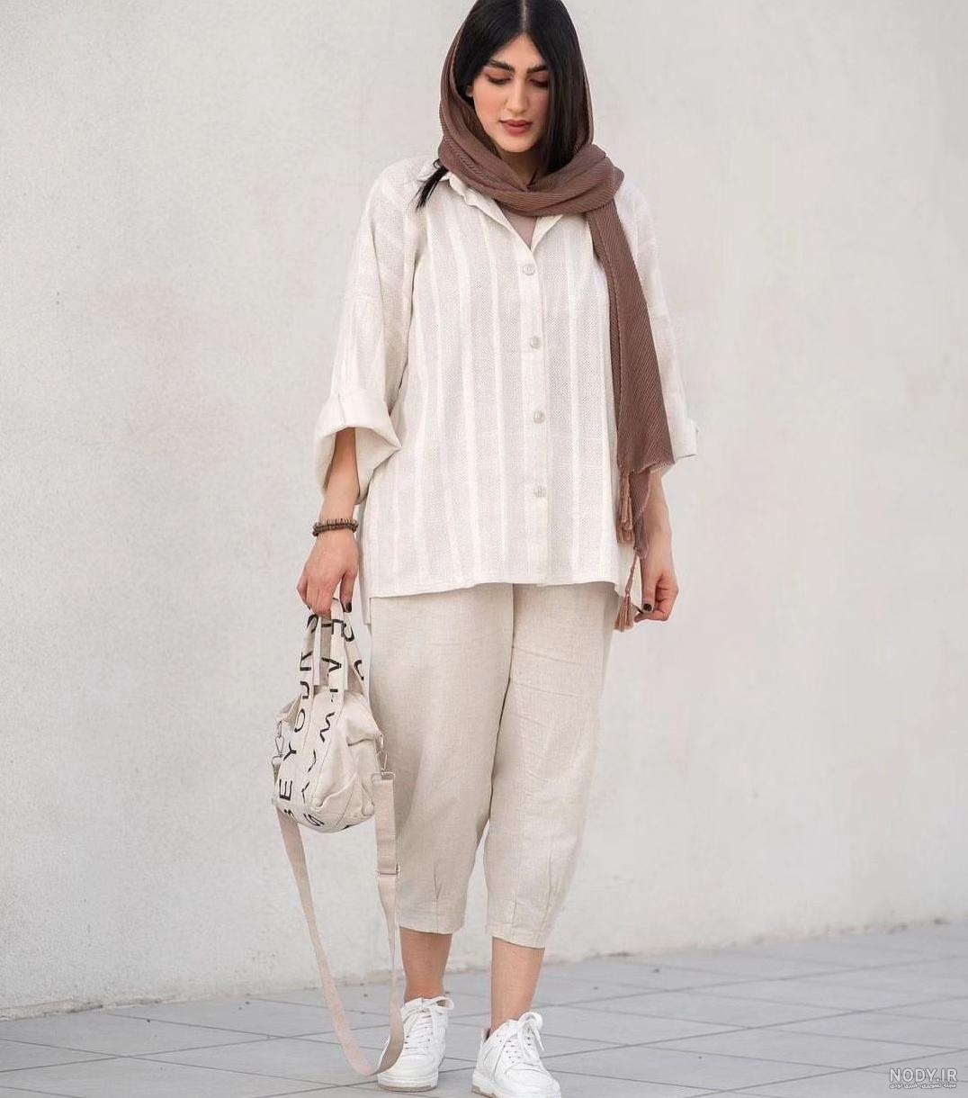 تکنیک هایی برای ست مانتو سفید (+ تصاویر)