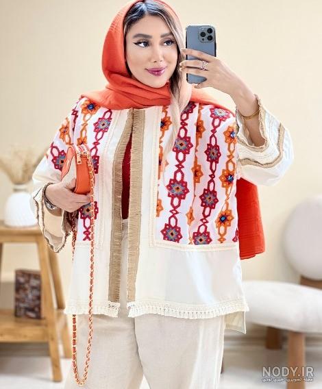 زیباترین و خاص ترین مدل مانتو کتی لنین جدید: ترندهای تابستان ۱۴۰۳ - حاشیه  نیوز