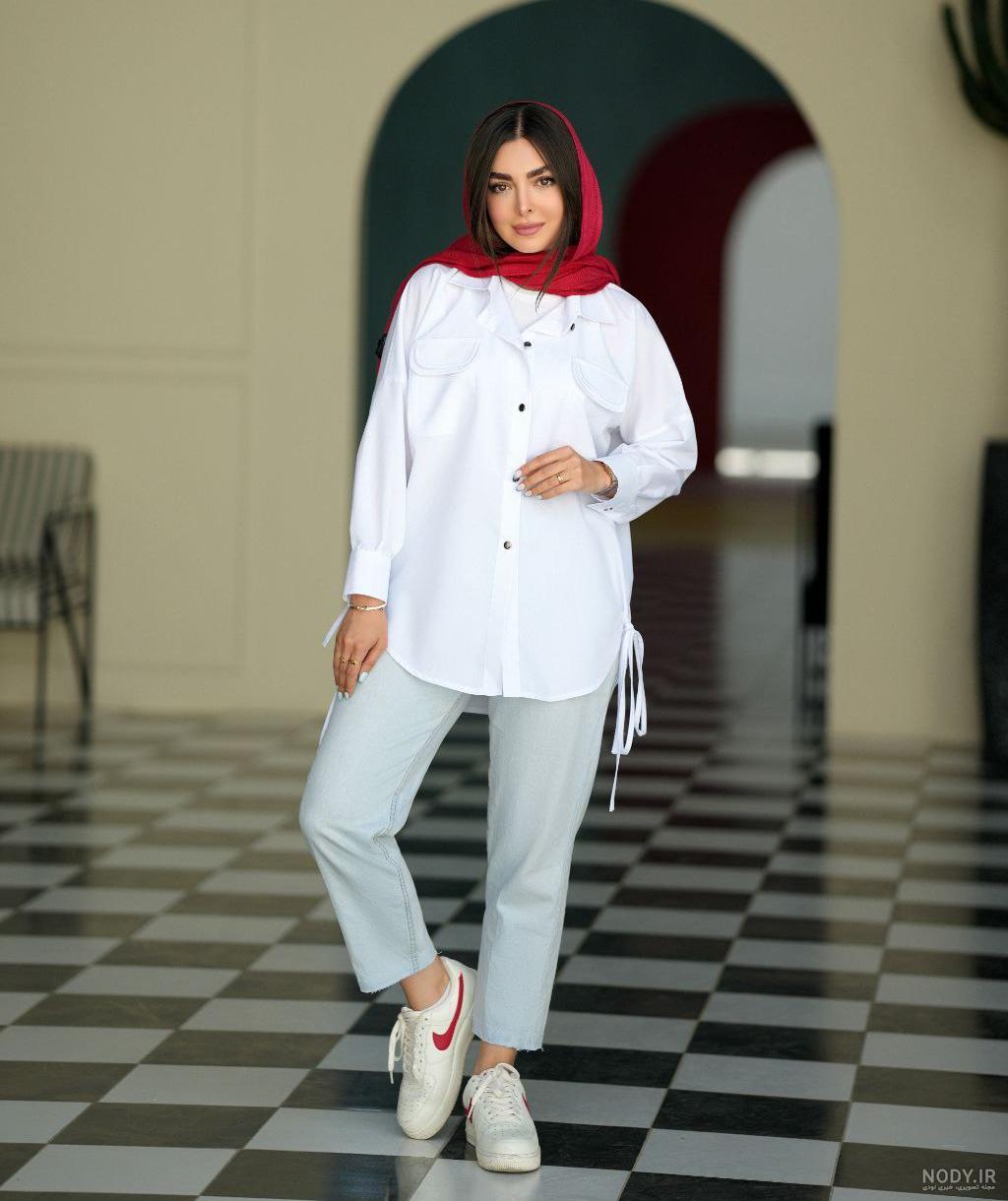عکس مانتو عروسکی سفید دخترانه