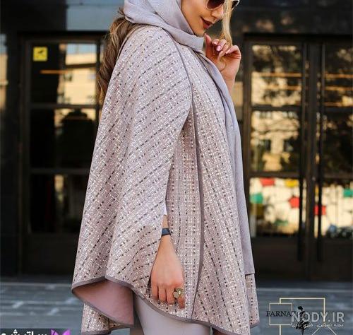 مدل مانتو جلو باز پانچ ❤️ [ بهترین تصاویر ]