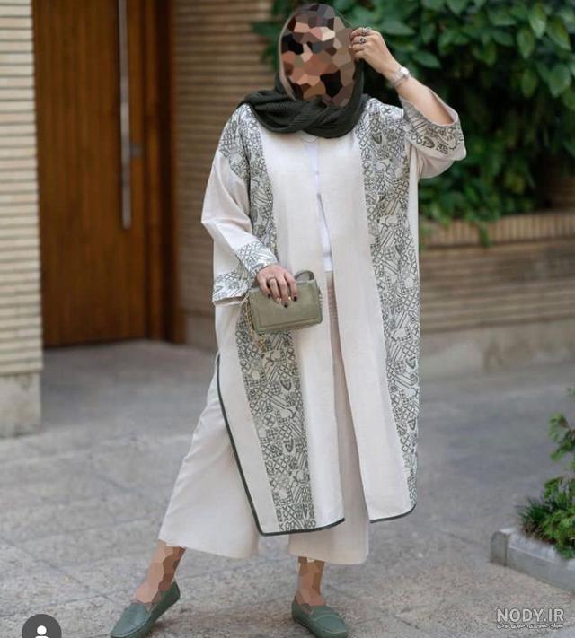 مدل مانتو جلو باز پانچ ❤️ [ بهترین تصاویر ]