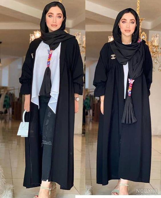مدل مانتو زنانه ساده بلند شیک در رنگ و طرح جدید 1403