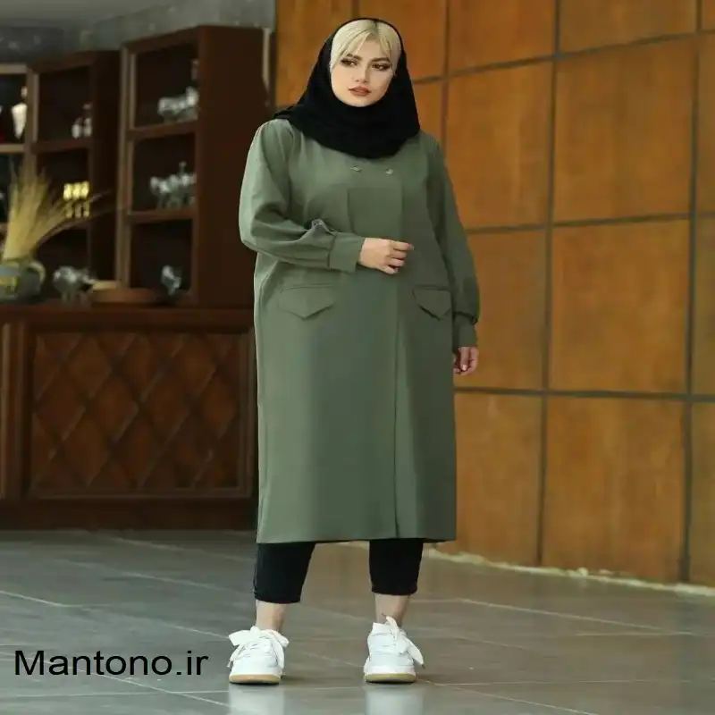 مدل مانتو سبز جدید و شیک + مدل یشمی و زیتونی