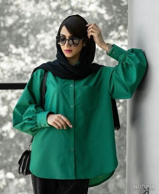 مدل مانتو سبز یشمی و روشن + مدل مجلسی کتی و اسپرت