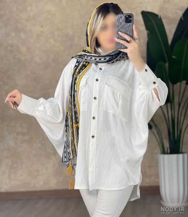 مدل مانتو سفید شیک و جدید با ست های بسیار زیبا و خاص | Girly style outfits,  Fashion clothes women, Iranian women fashion