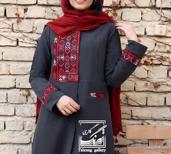 مدل مانتو سنتی تابستانی جدید 99 • مانتو کلاسیک بلند با رنگ شاد و طرح کاشی • مجله تصویر زندگی مدل مانتو سنتی تابستانی جدید 99 • مانتو کلاسیک بلند با رنگ شاد و طرح کاشی • مجله تصویر زندگی
