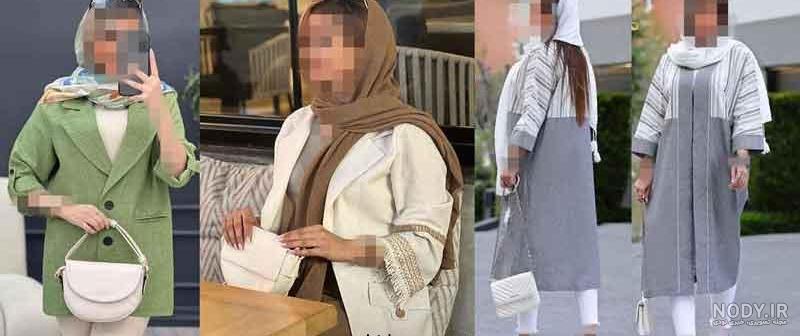 مدل مانتو لنین راه راه؛ انتخابی ساده و راحت برای فصل تابستان