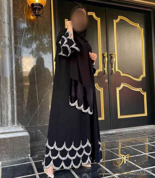 مدل مانتو مجلسی بلند شیک و باکلاس با پارچه کرپ حریر و ژاکارد - مگسن مدل مانتو مجلسی بلند شیک و باکلاس با پارچه کرپ حریر و ژاکارد - مگسن
