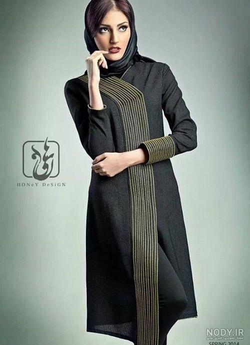 مدل مانتو مجلسی شیک لاکچری با طراحی بسیار باکلاس و جدید - مگسن