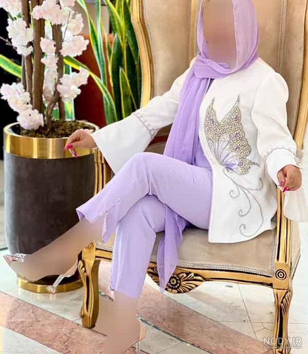 مدل های مختلف مانتو مجلسی کار شده 1403 - مزون گالانت