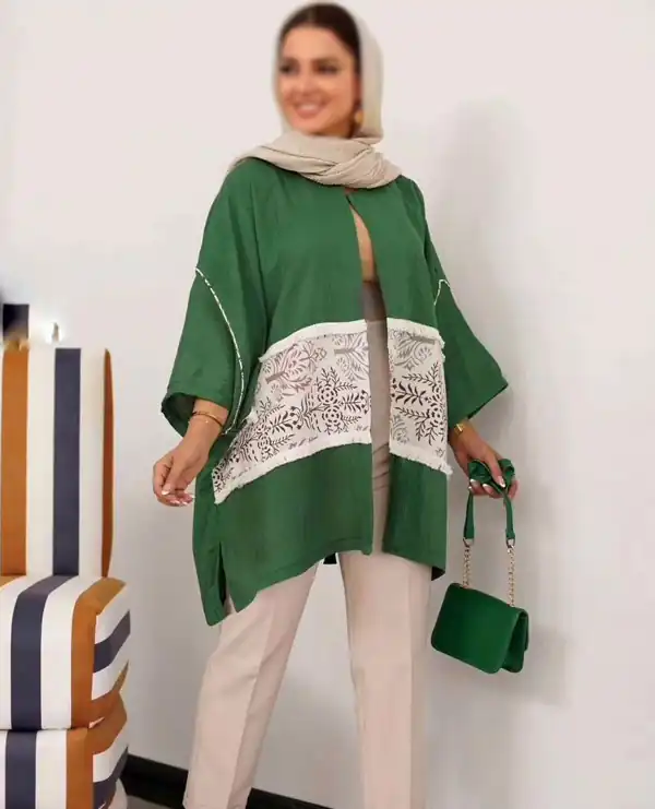 مدل پانچو حریر دخترانه