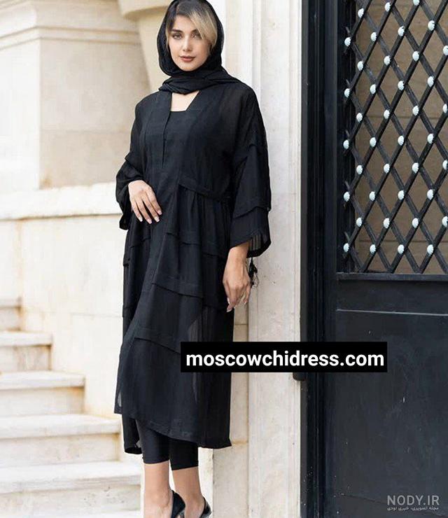 پارچه کرپ حریر طرحدار و پیشنهاد دوخت مانتوهای بهاره - مجله پارچه نگار