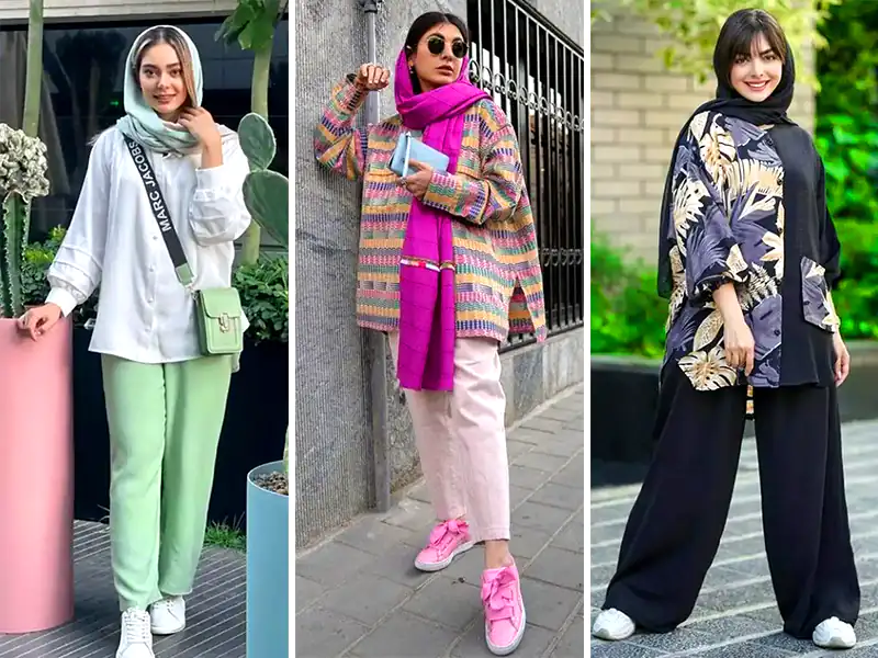 ۳۰ مدل شلوار گشاد با مانتو جلو بسته، باز، کوتاه و بلند - ستاره ۳۰ مدل شلوار گشاد با مانتو جلو بسته، باز، کوتاه و بلند - ستاره