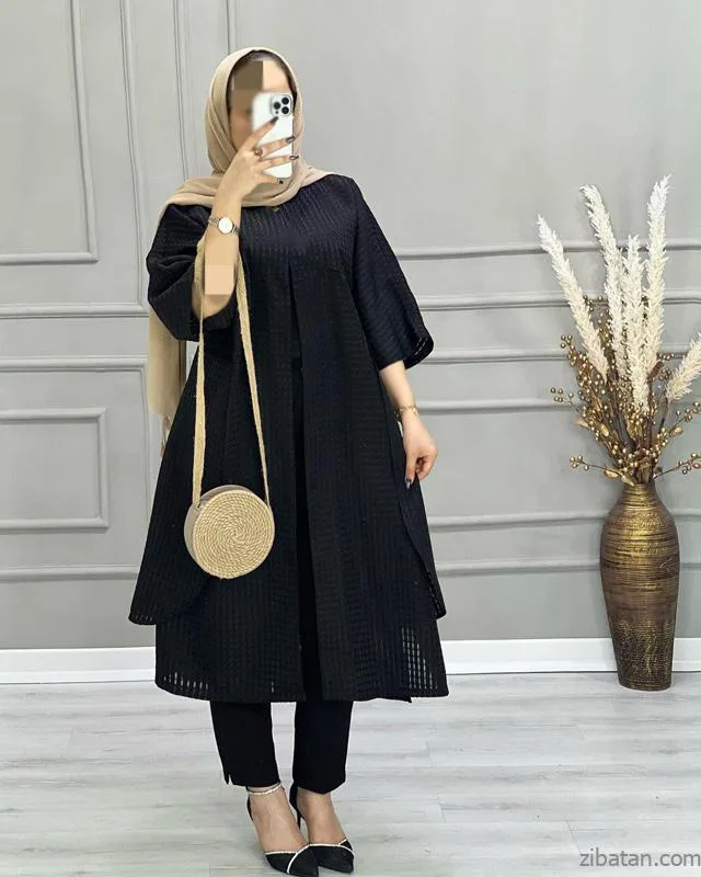 ۶۰ مدل مانتو مشکی جدید ۱۴۰۲ با ظاهری شیک و استایلی بی نظیر