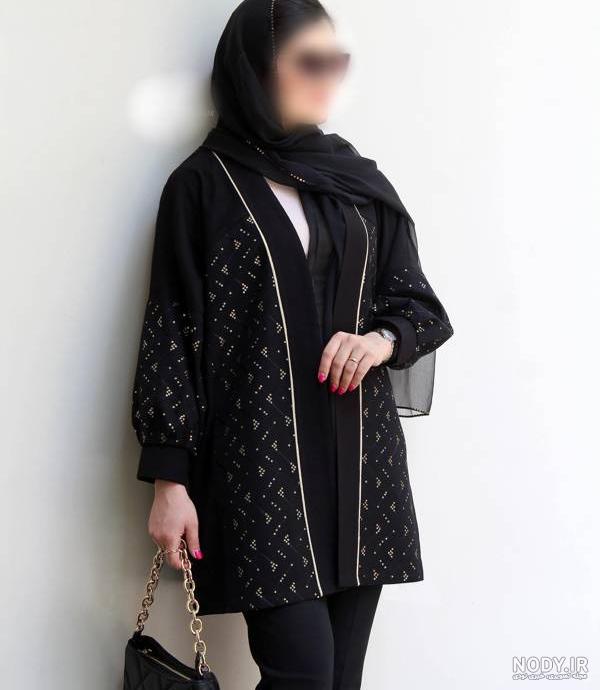 جدیدترین مدل مانتو گیپور مشکی