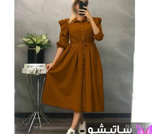 شیک‌ترین و جدیدترین مدل مانتو ابروبادی😍 مجله وقت مد