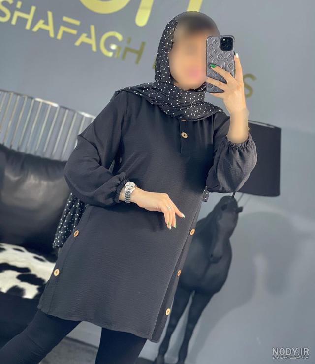 مانتو ابروبادی جلو بسته کد 30 | مدل مانتو ابروبادی جلو بسته