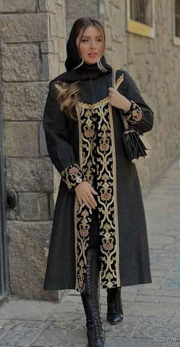 مدل بلوز جلو باز ریون