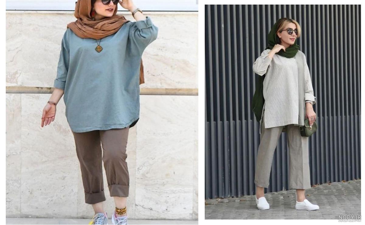 مدل لباس جلو بسته با پارچه نخی مدل لباس جلو بسته با پارچه نخی
