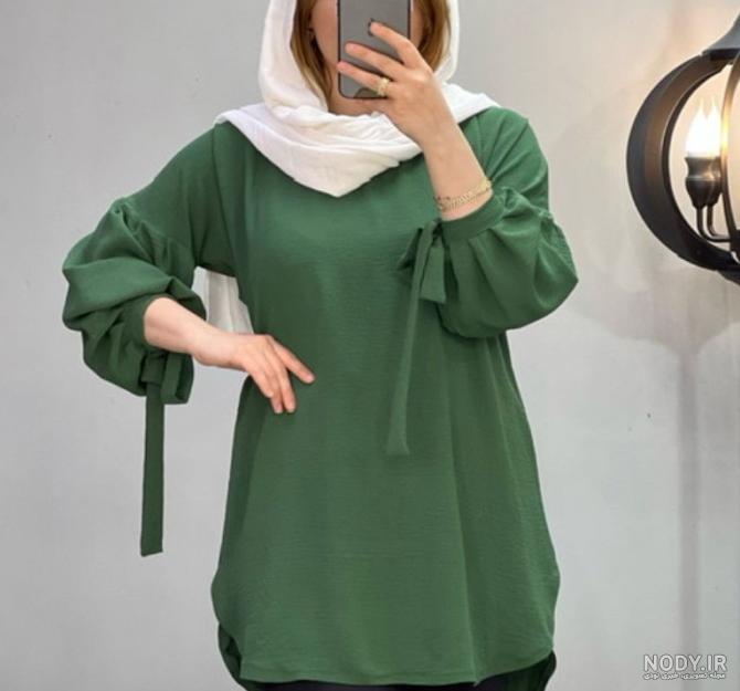 مدل مانتو ابروبادی کوتاه زیبا با مدل های متفاوت زنانه و دخترانه - الی مگ