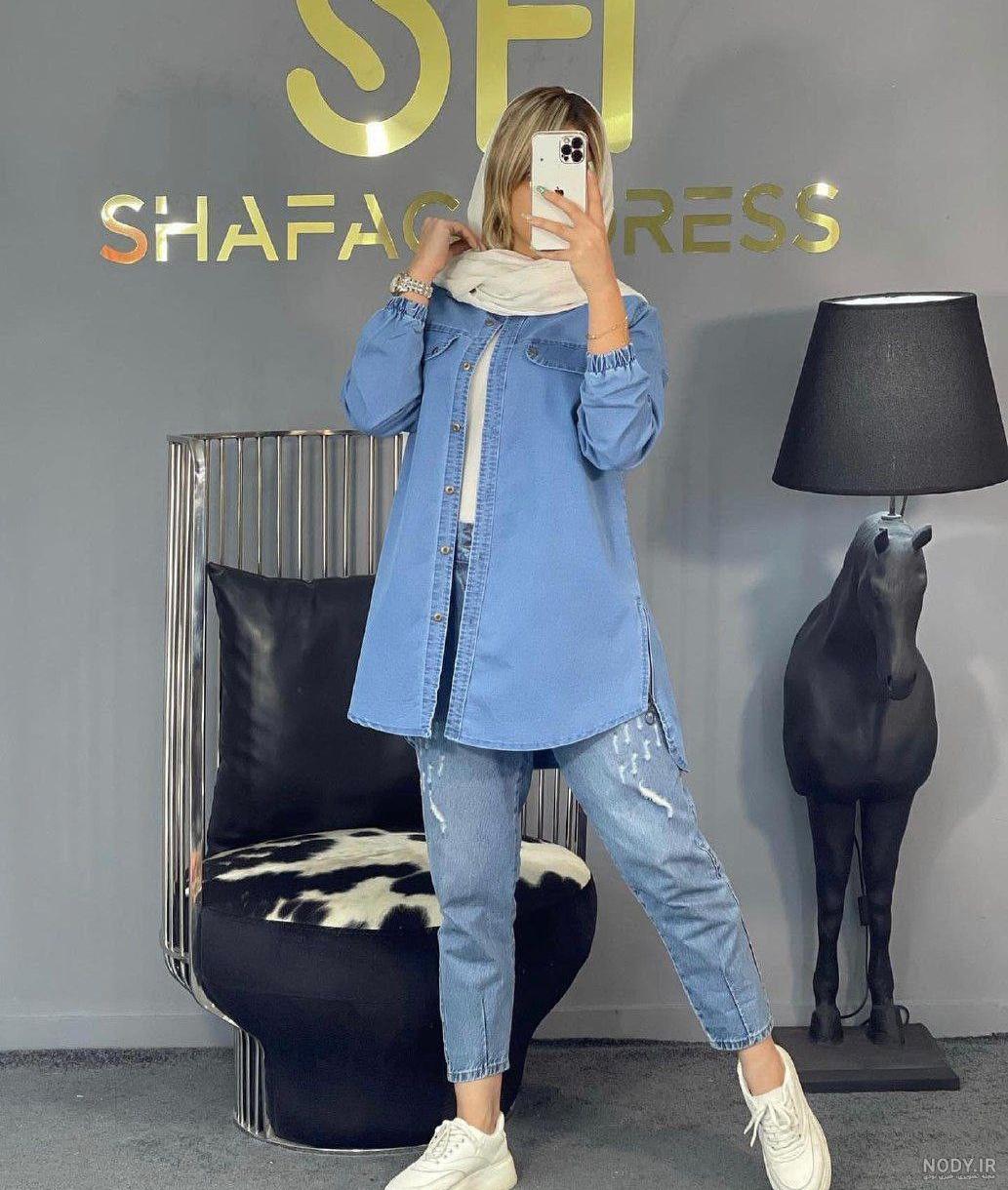مدل مانتو اسپرت لی کاغذی - عکس نودی