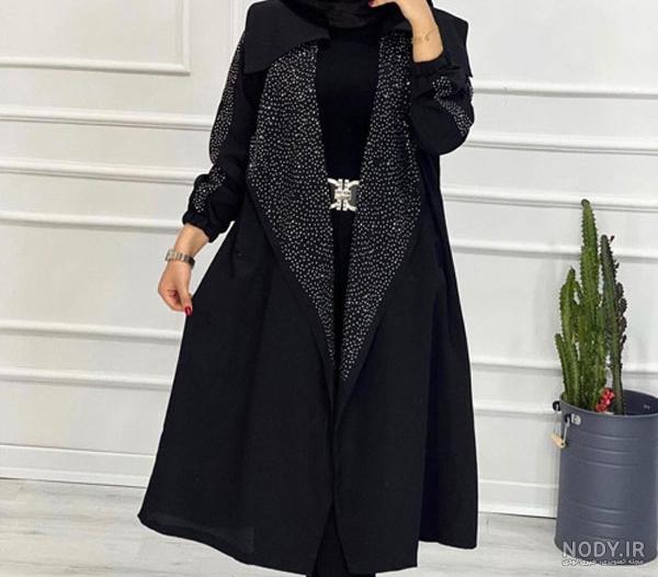 مدل مانتو مجلسی بلند شیک و جدید ساده اما جذاب و متفاوت - چلوگوشت مدل مانتو مجلسی بلند شیک و جدید ساده اما جذاب و متفاوت - چلوگوشت