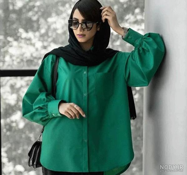 مدل مانتو کوتاه اسپرت جدید تابستانه دخترانه جلو بسته و باز - پرشین سرا مدل مانتو کوتاه اسپرت جدید تابستانه دخترانه جلو بسته و باز - پرشین سرا