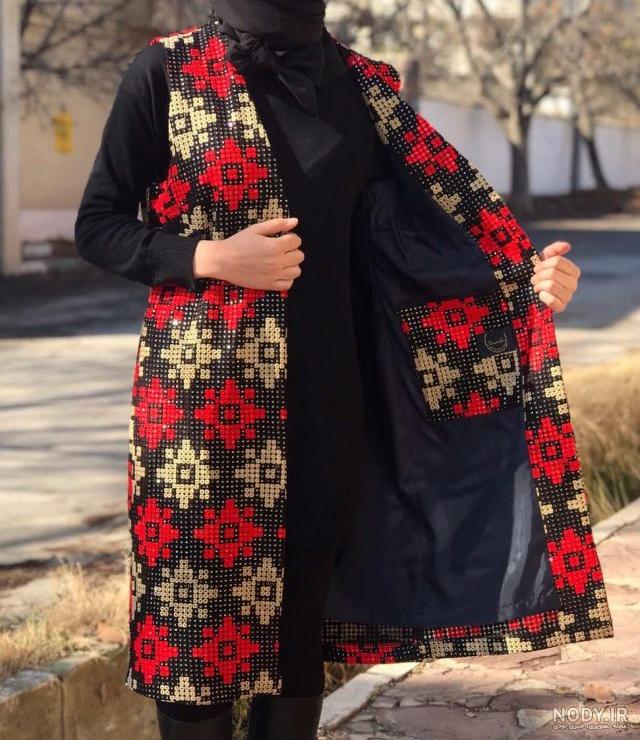 ۳۳ مدل مانتو مشکی آستین گیپور جدید ۱۴۰۲ ؛ به خاص ترین نسخه خودت تبدیل شو -  ماگرتا