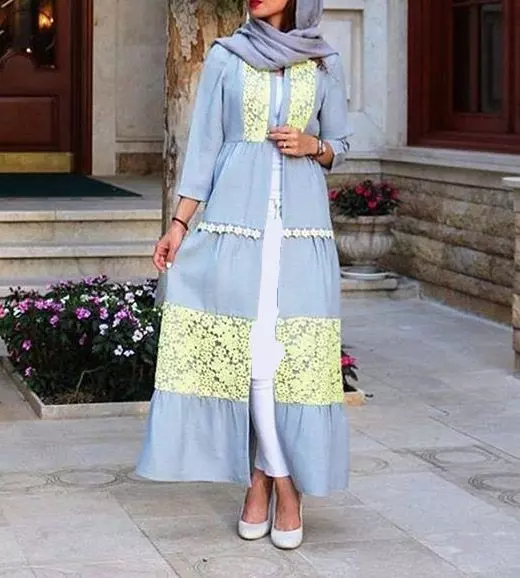 ایده استفاده از گیپور در مانتو و بلوز مجلسی 👗 لباس گیپوردار