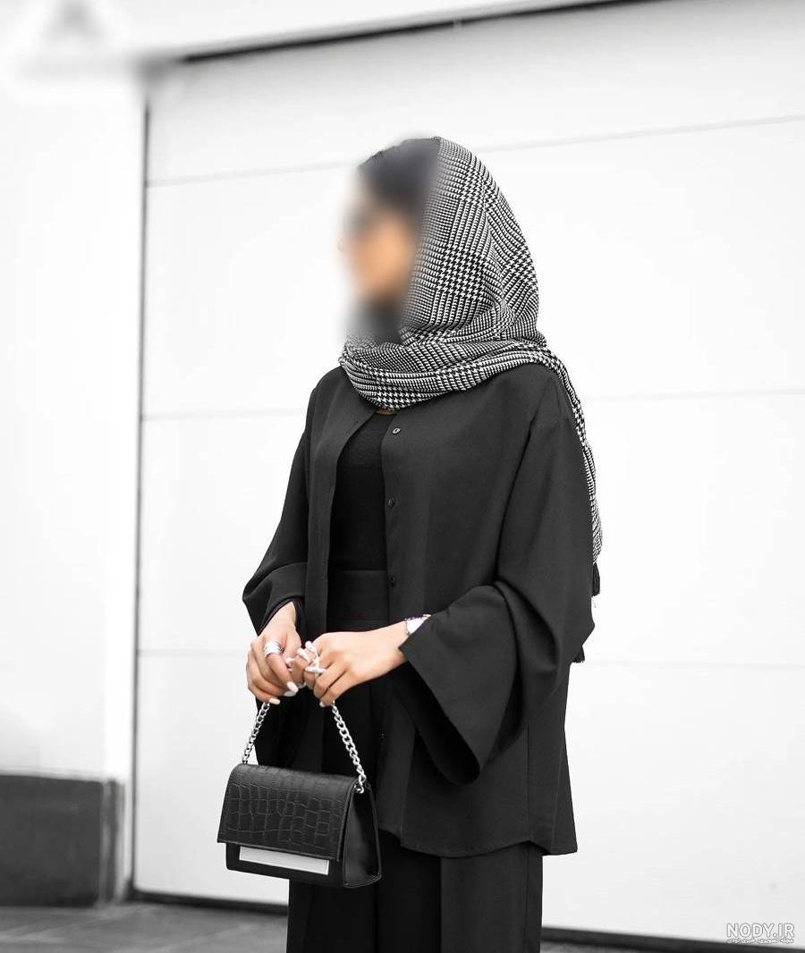 بهترین مدل مانتو مشکی و جلو بسته + بهترین مدل مانتو کتی